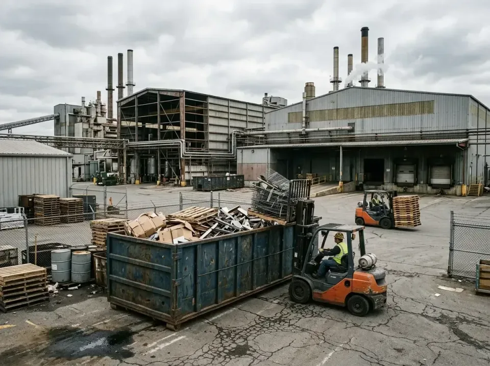 industrial-factory-scrap-conta-003 — frequently asked questions, Cheap Roll-off Dumpster Rentals in Delhi, LA